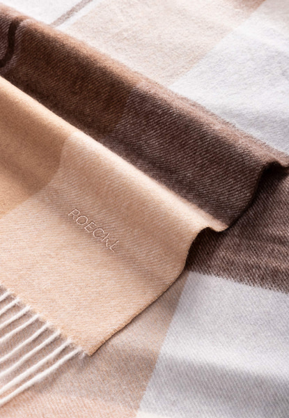 Block Check 40x180 - multi beige