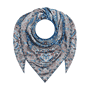 Fire Paisley 140x140 - multi cobalt