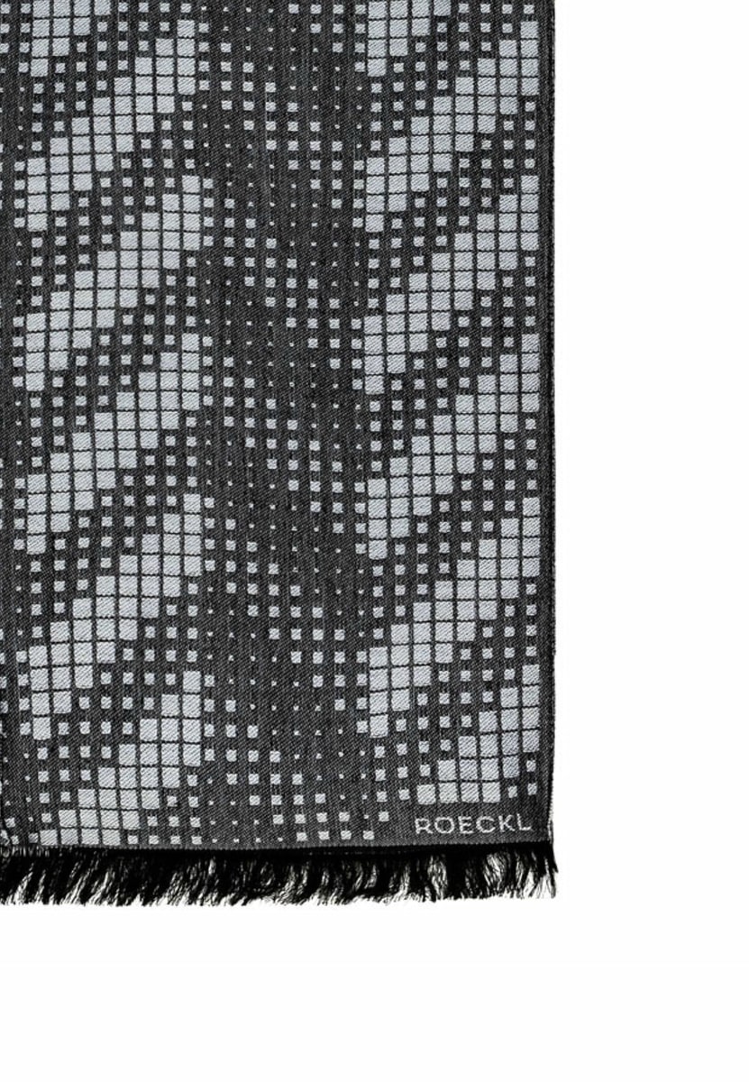 Graphic Jacquard 53x190 - silvergrey