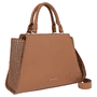Annabelle Handbag Weaving Handtasche - cognac