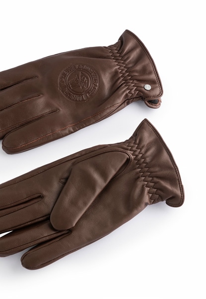 ROECKL x Unfair Athletics Lederhandschuhe - coffee