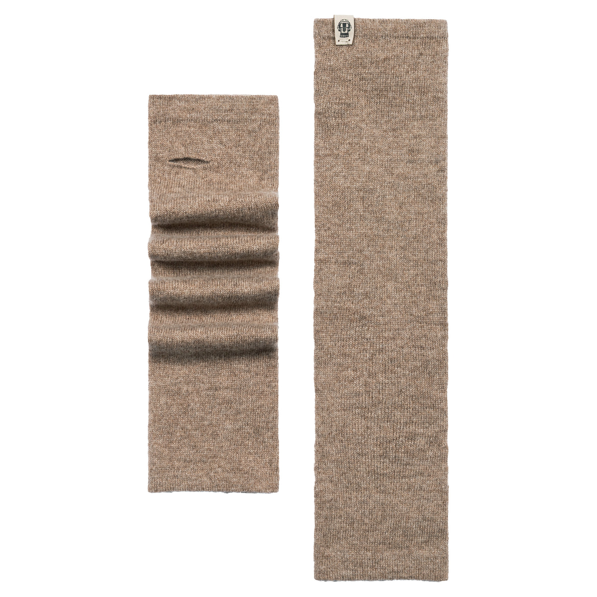 Pure Cashmere Stulpe - taupe