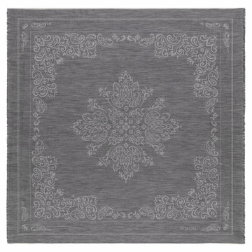 Floral Ornament 130 x 130 - anthracite