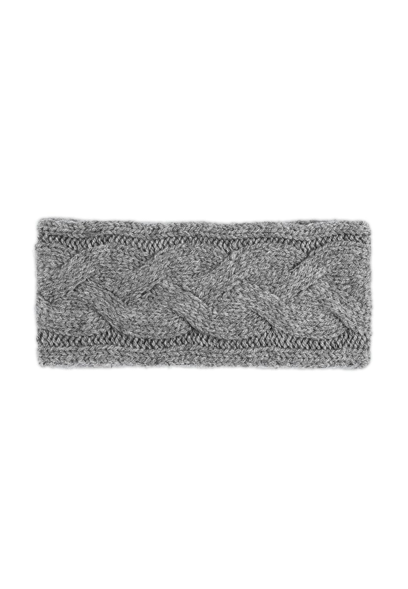 Braided Cashmere Stirnband  - flanell