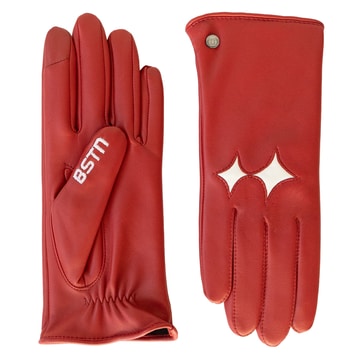 BSTN women gloves Touch - tomato red