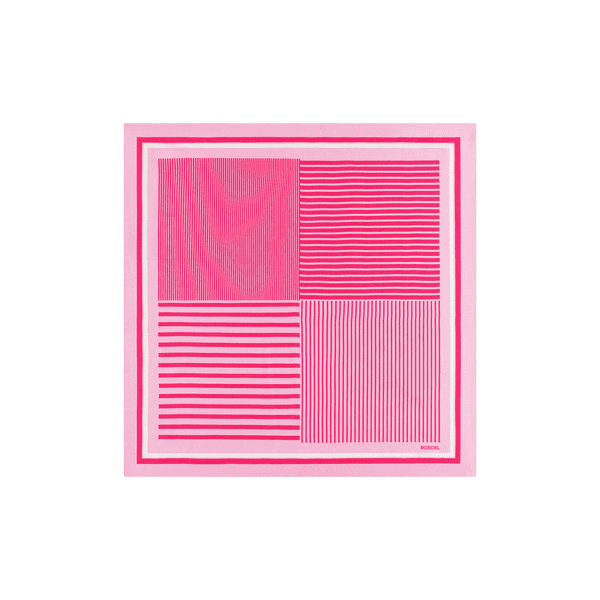 Two Tone Stripes 53x53 - rose