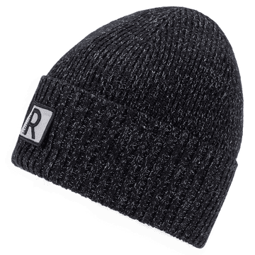 Reflective Rib Mütze Herren - black