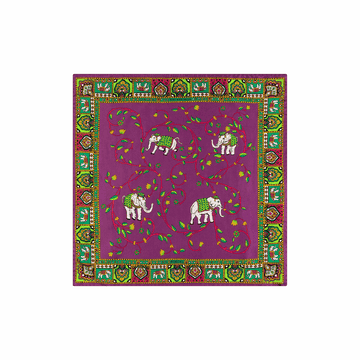 Elephant Garden 53x53 - violet