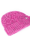 Winter Tweed Mütze  - magenta
