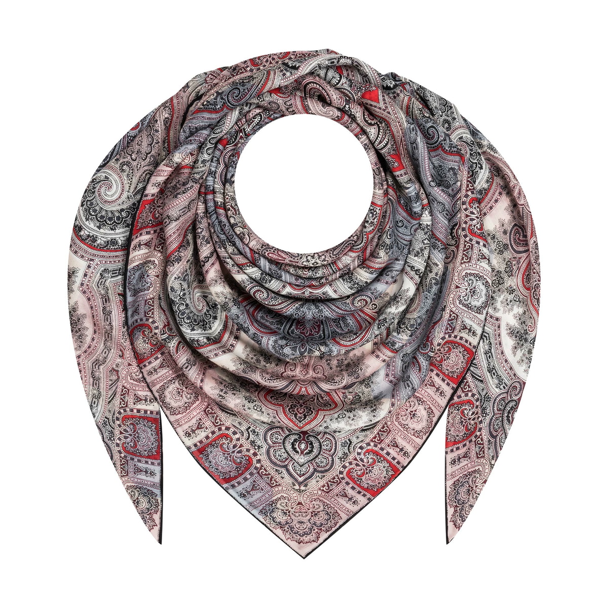 Check Paisley 140x140 - multi quarz