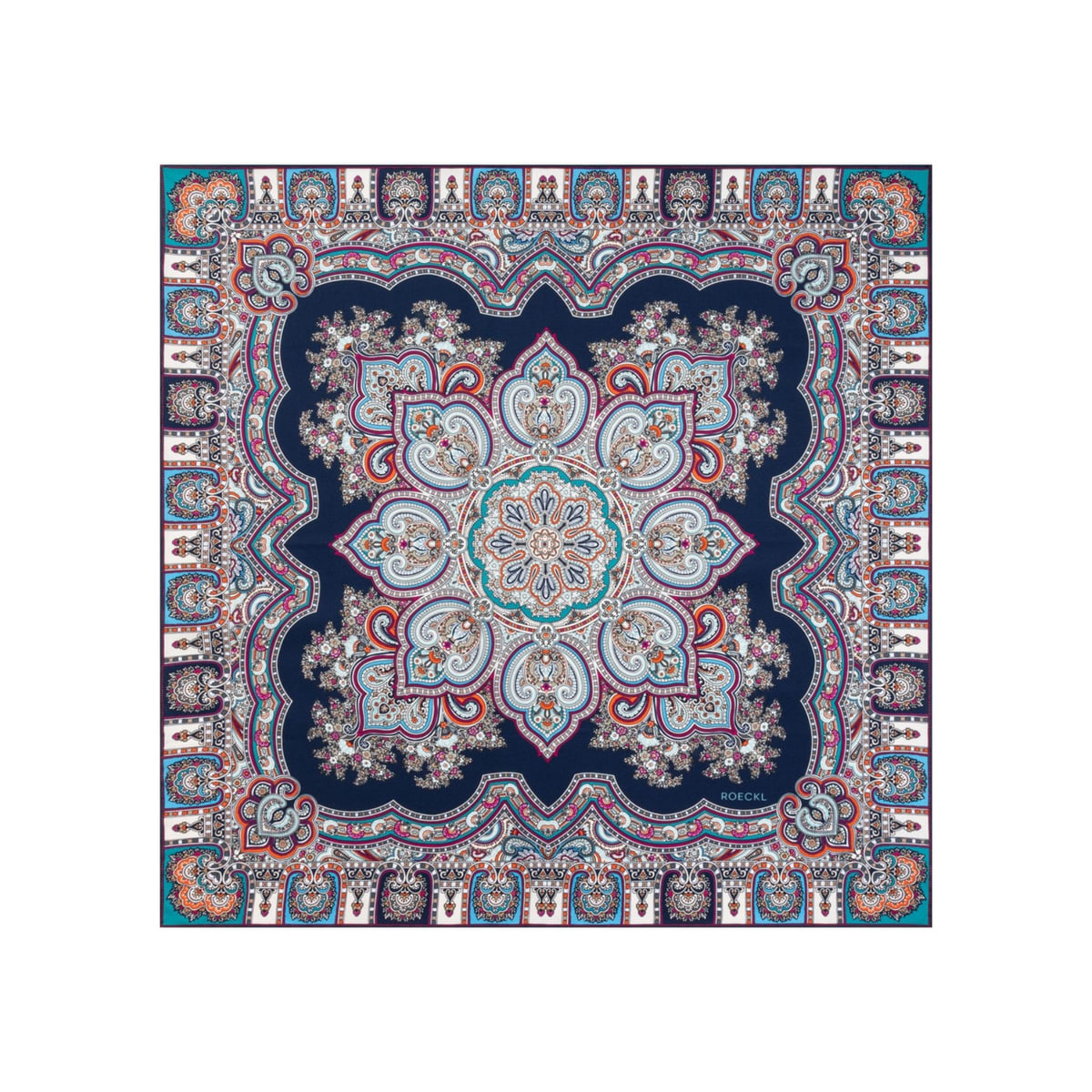 Timeless Paisley 70x70 - multi navy