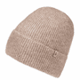 Mohair Check Muetze Check Jaquard Muetze - camel