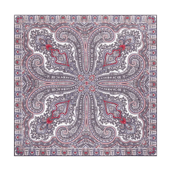 Paisley Star 90x90 - multi dove