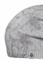 Summer Flower Mütze - silvergrey