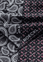 Gentleman´s Poket Square 30x30  - multi black