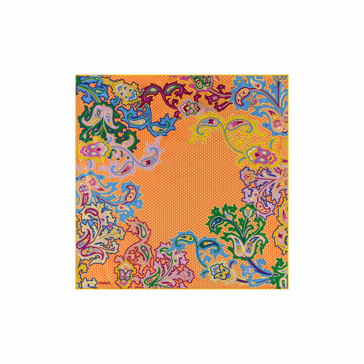 Paisley Illusion 53x53 - orange