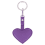 Herz Schlüsselanhänger - violet