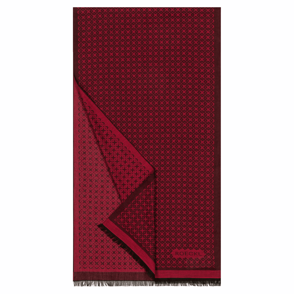 Rope Pattern 53x195  - poppy red