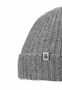 Pure Cashmere Umschlagmuetze - flanell