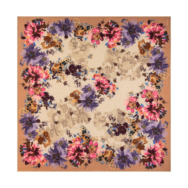 Blooming Harmony 100x100 - multi taupe