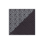 Gentleman´s Poket Square 30x30  - multi black