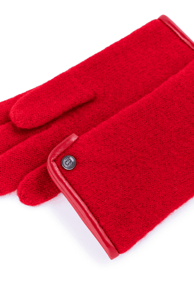 Klassischer Walkhandschuh Women - red