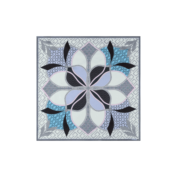 Flower Mandala 53x53 - multi grey