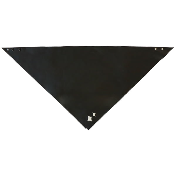 BSTN leather foulard - black