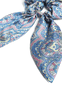Scrunchie Young Paisley large - multi aqua