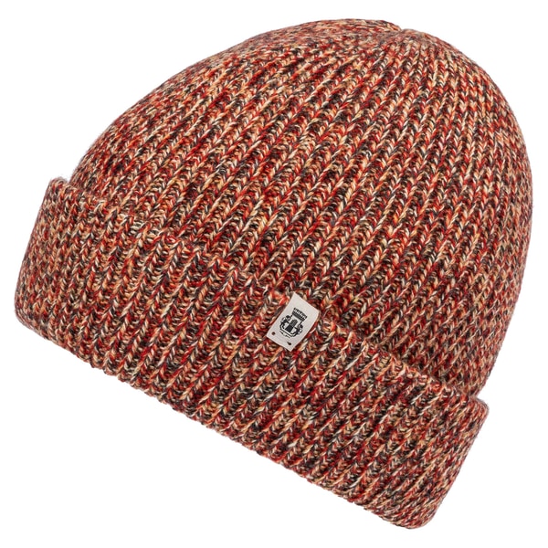 Mouliné Rib Mütze - multi red