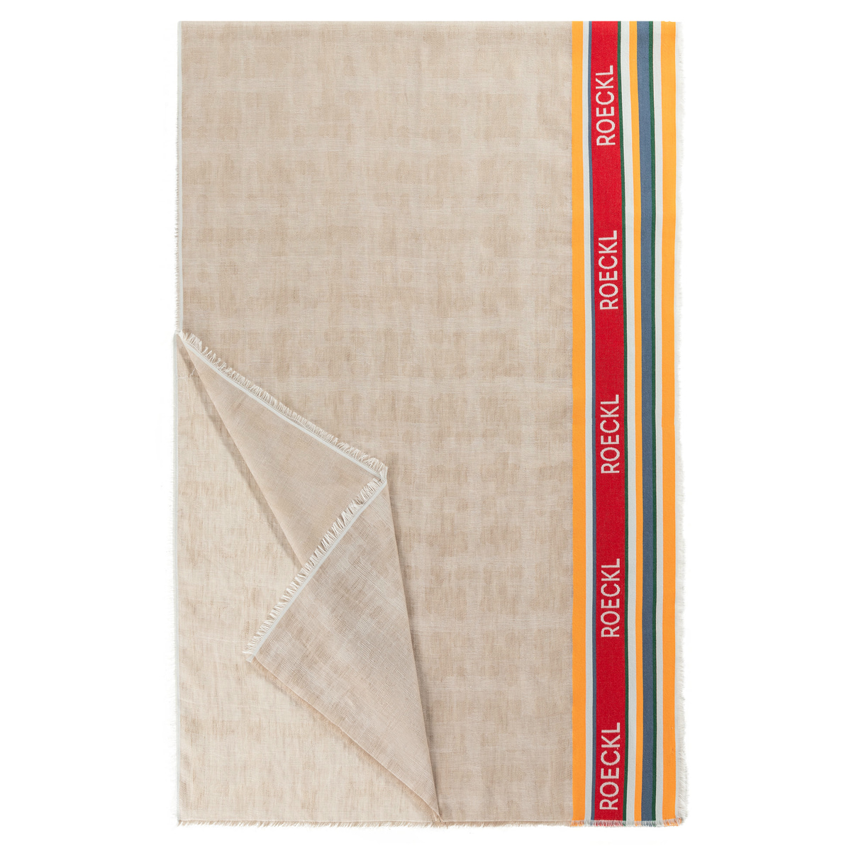 Cotton Stripes MAN 55x175  - almond