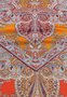 Mirror Paisley 90x90  - tangeringe/red