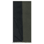 Two-Tone Wool 40x180  - olive/navy