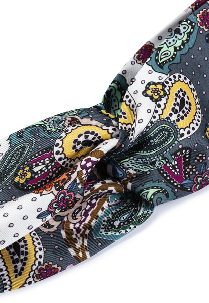 Hairband Paisley - multi petrol