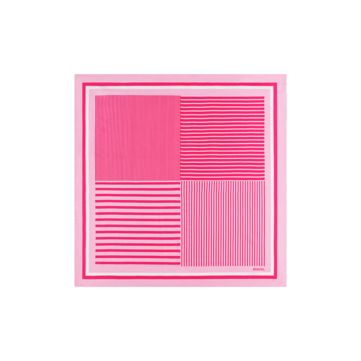 Two Tone Stripes 53x53 - rose