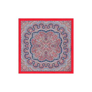 Young Paisley 53x53 - red/navy