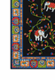 Elephant Garden 53x53 - black multi