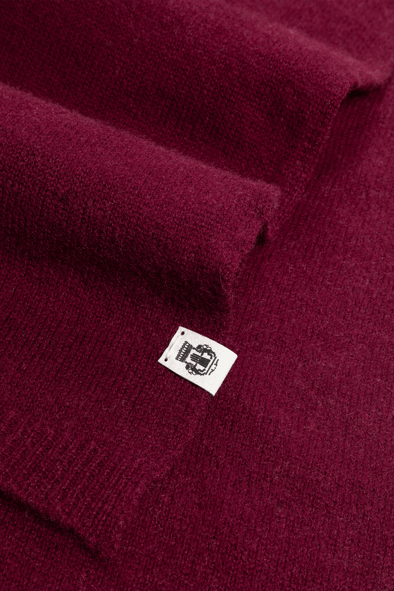 Pure Cashmere Plaid 60x190 - burgundy