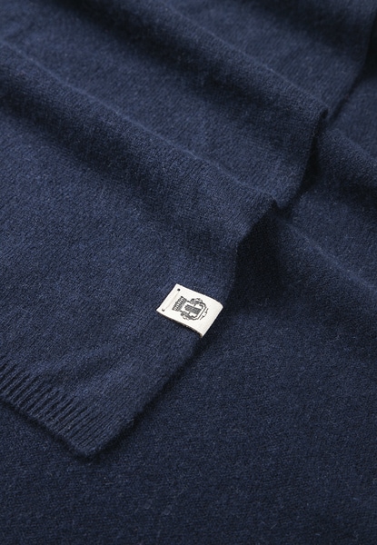 Pure Cashmere Schal - navy
