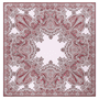 Paisley Reflection 90x90  - multi taupe