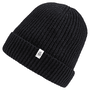 Klassische Strickmütze  - black
