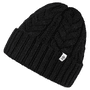 Cashmere Twist Mütze  - black