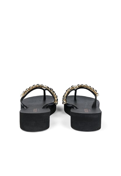 Brillant Summer Zehensandalen - black