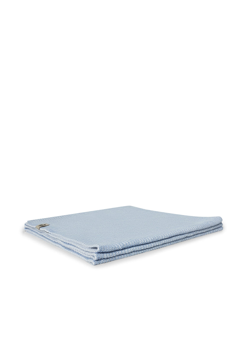 Two Tone Rib  Schal 30x180 - bleu