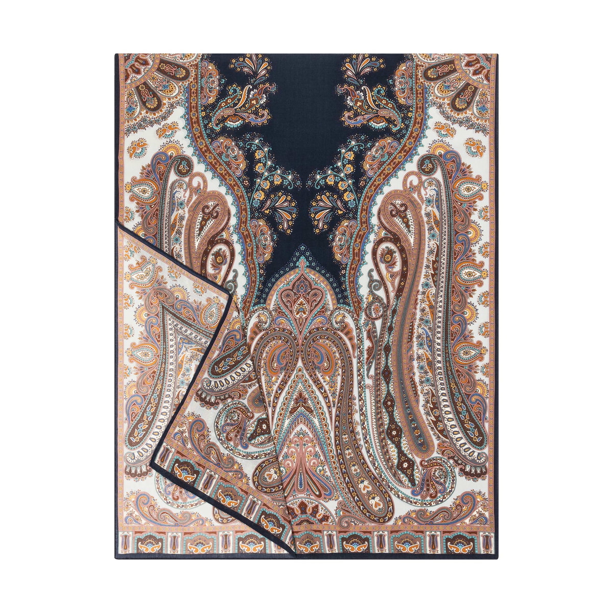 Majestic Paisley 70x180 - multi navy