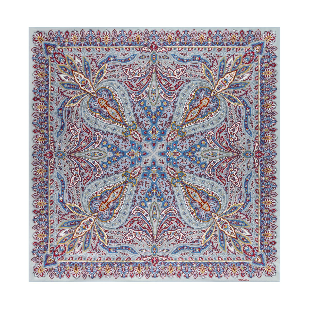 Flourishing Paisley 90x90 - multi ciel