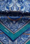 Fine Paisley 53x53  - multi indigo