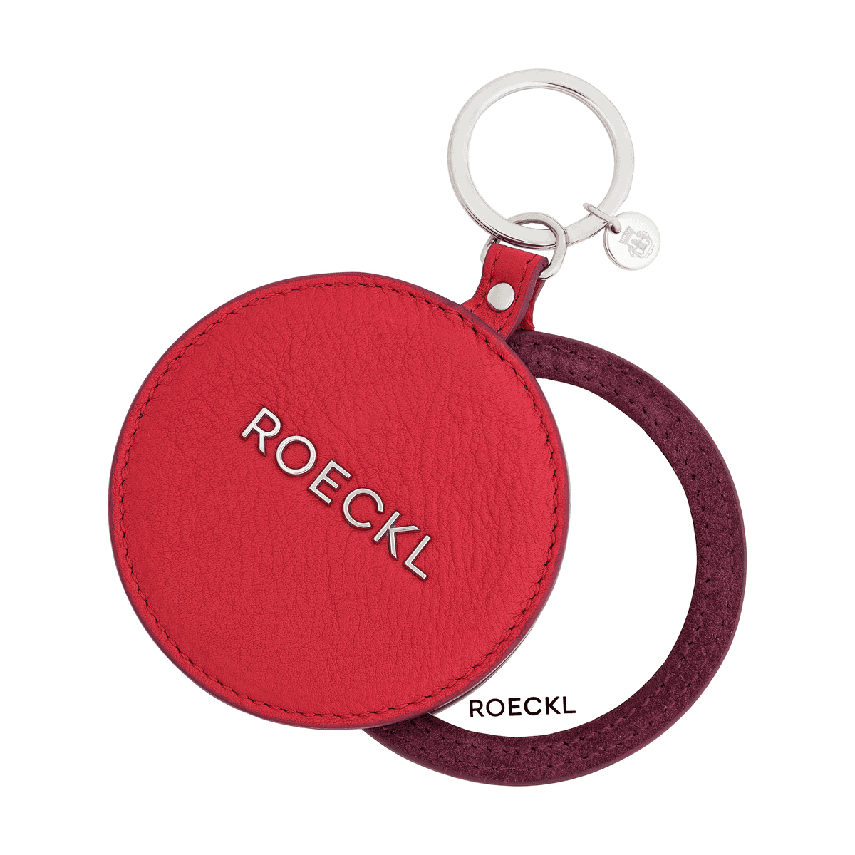 Mirror Keyring - classic red