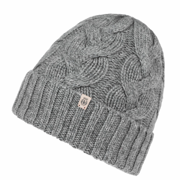 Braided Cashmere Muetze - flanell
