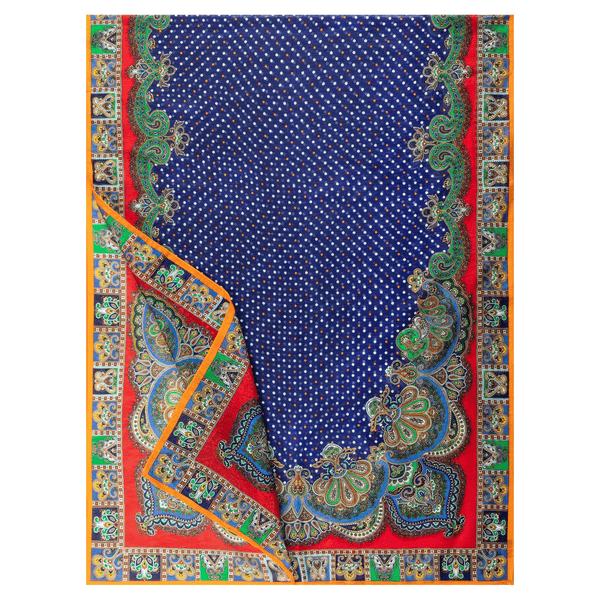 Orient Dots 70x180 - multi indigo